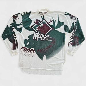 Vintage Moose Offroad '94 Motocross Heavy Knit XCR Cross Country Racing Shirt 2X